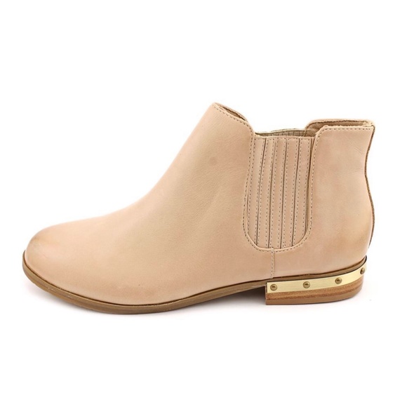 Zoe+Luca Carnaby-Z Leather Beige Tan Chelsea Boots - Picture 1 of 11